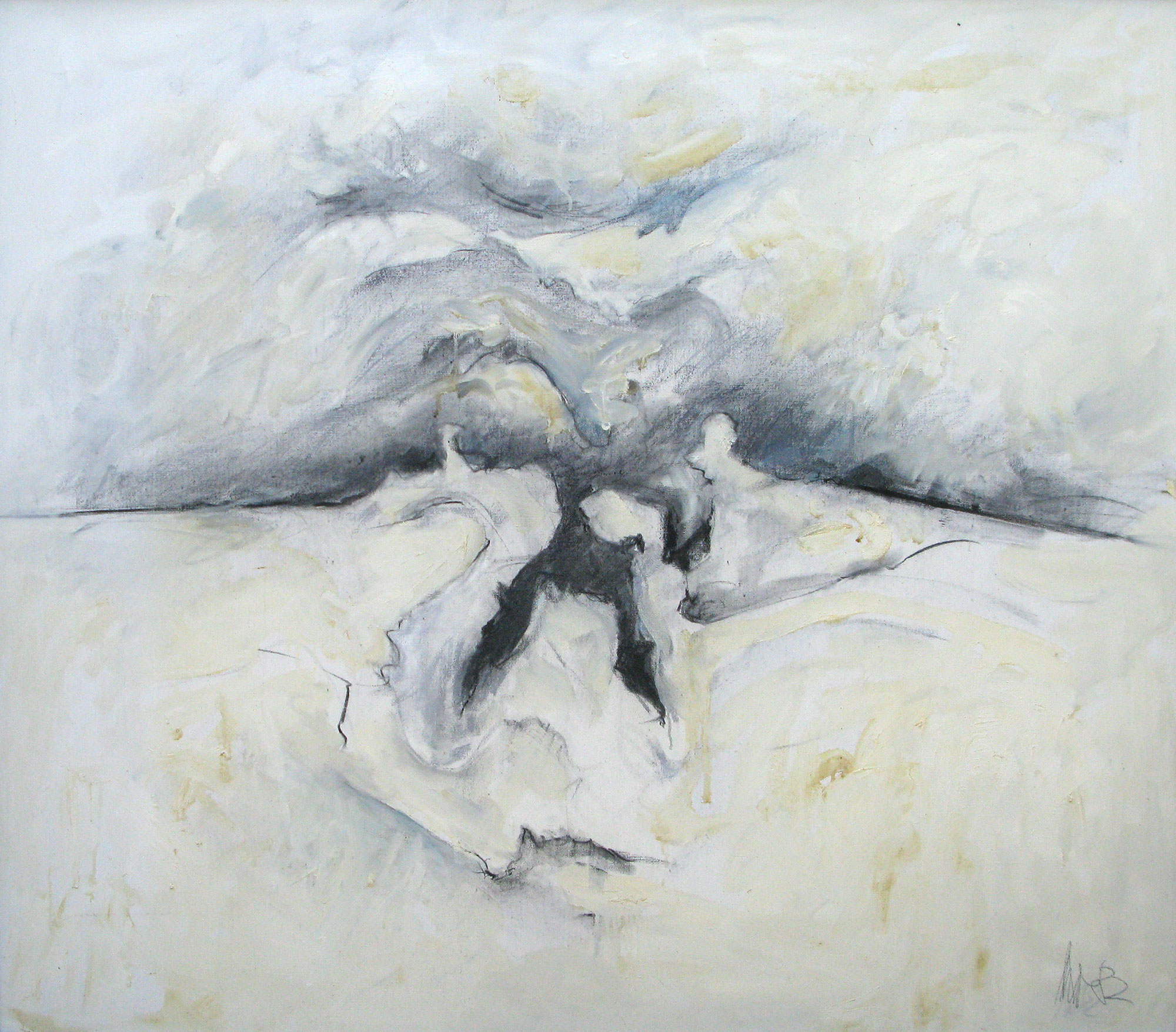 Ohne Titel, 1982, 150 × 130 cm, Öl auf Leinwand