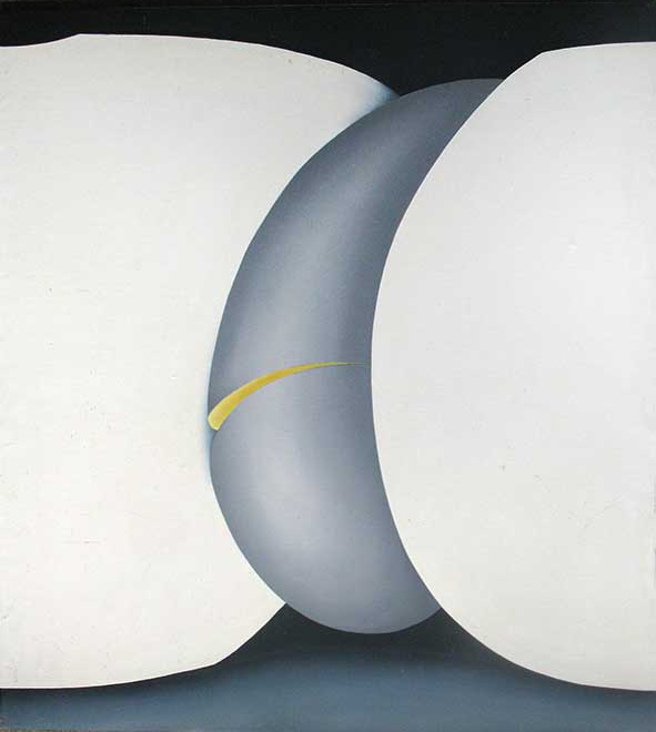 Ohne Titel, 1970, 100 × 110 cm, Öl auf Leinwand