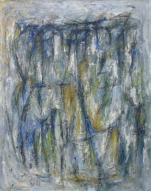 Ohne Titel, 1963, 40 × 50 cm, Öl auf Leinwand