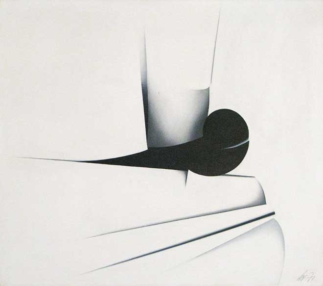 Ohne Titel, 1971, 80 × 70 cm