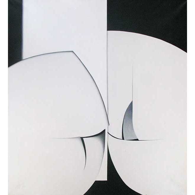 aktion 1970/7, 1970, 110 × 120 cm, Öl auf Leinwand