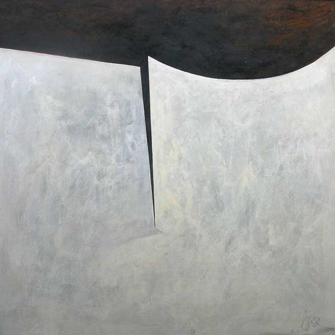Ohne Titel, 1982, 110 × 110 cm, Öl auf Leinwand
