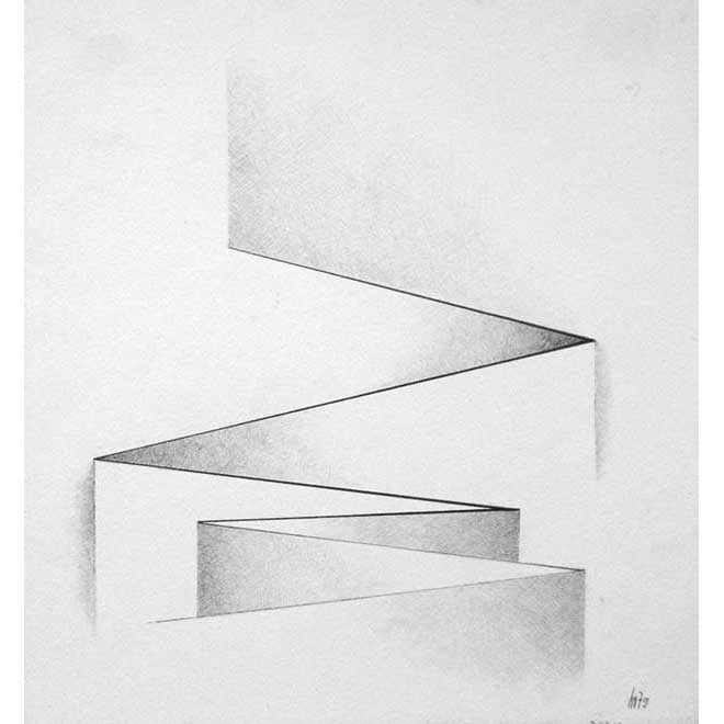 Ohne Titel, 1979, 23 × 25 cm, Bleistift auf Papier