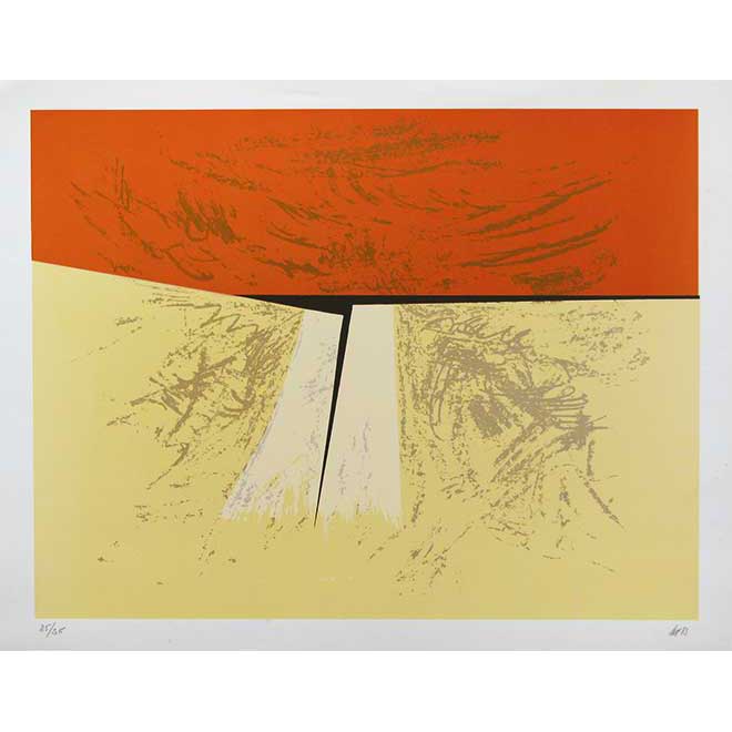 Ohne Titel, 1983, 58 × 45 cm, Siebdruck